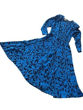 Vintage Silk Studio Abstract Silk Dress